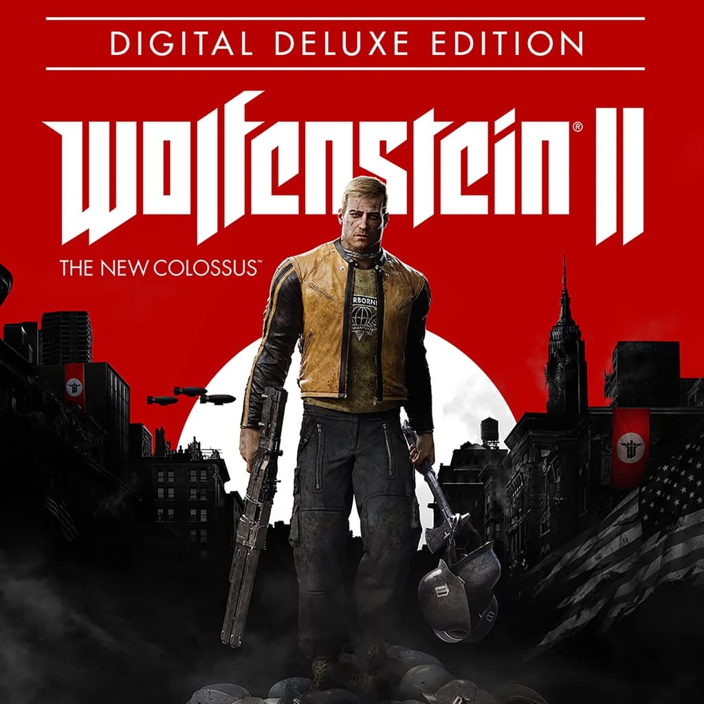 Wolfenstein II: The New Colossus - Edição Digital Deluxe — capa do jogo
