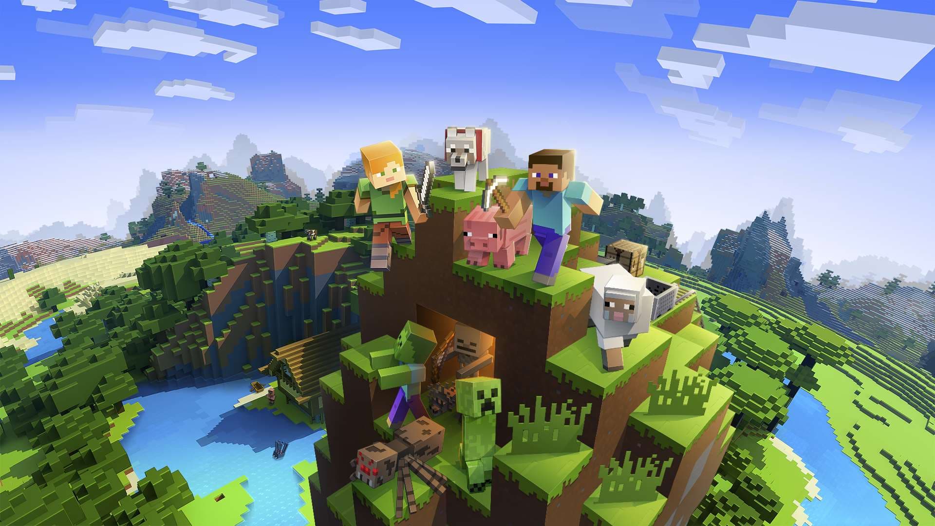 Minecraft — capa do jogo