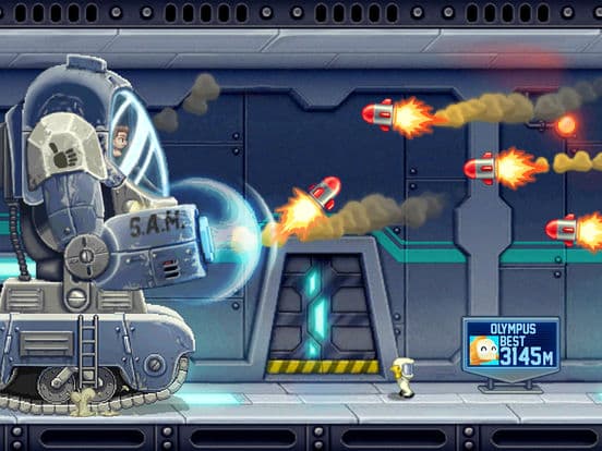 Jetpack Joyride — capa do jogo