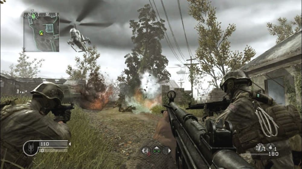 Call of Duty 4: Modern Warfare — capa do jogo