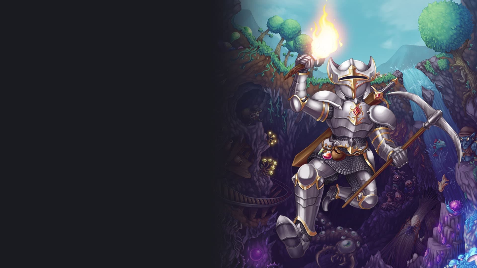 Terraria — capa do jogo