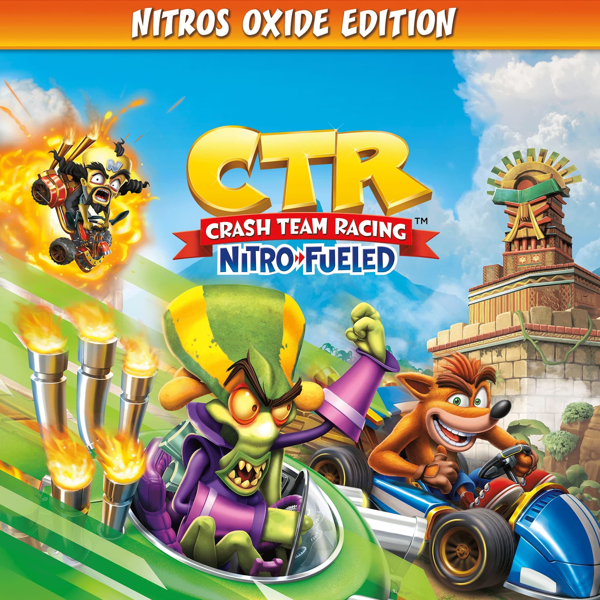 Crash Team Racing Nitro-Fueled - Edição Nitros Oxide — capa do jogo