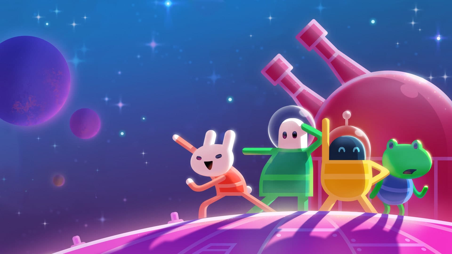 Lovers in a Dangerous Spacetime — capa do jogo