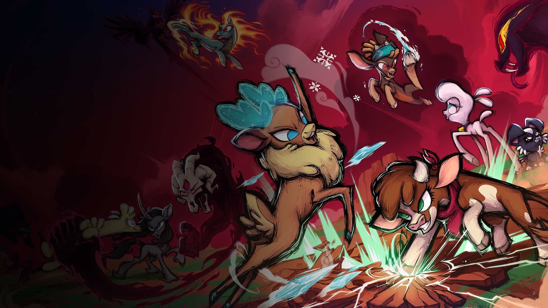 Them's Fightin' Herds — capa do jogo