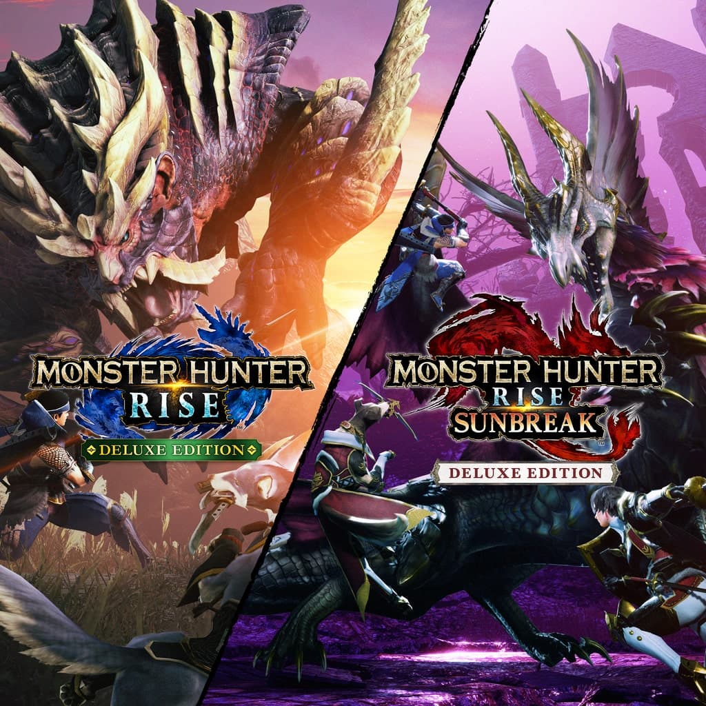 Monster Hunter Rise - Edição + Sunbreak Deluxe — capa do jogo