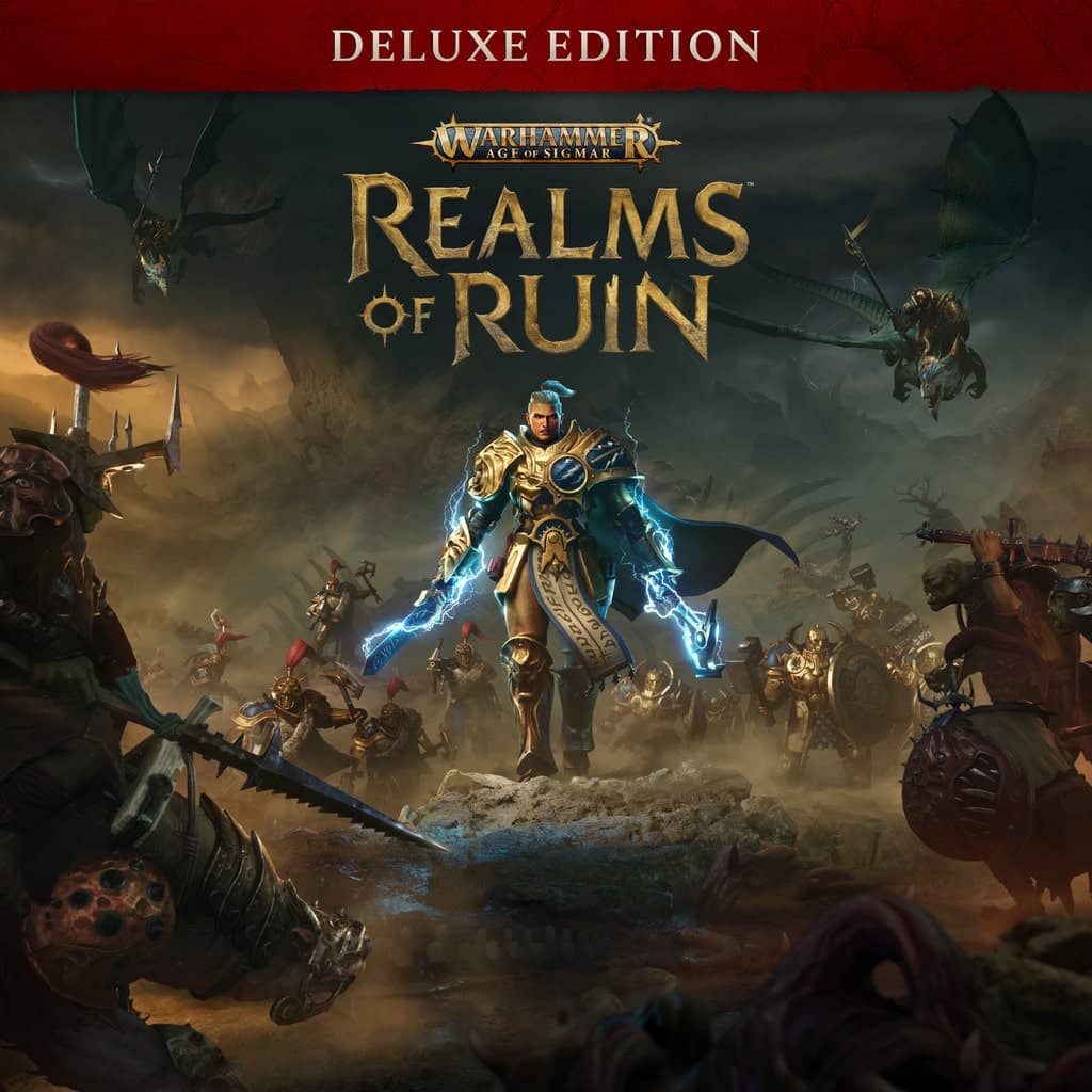 Warhammer Age of Sigmar: Realms of Ruin - Edição Deluxe — capa do jogo