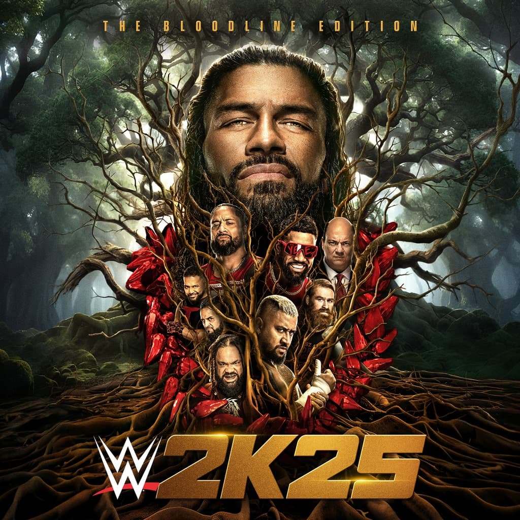 WWE 2K25 - Edição Bloodline — capa do jogo