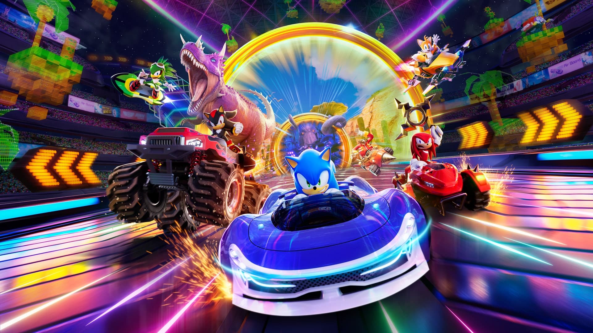 Sonic Racing: CrossWorlds — capa do jogo