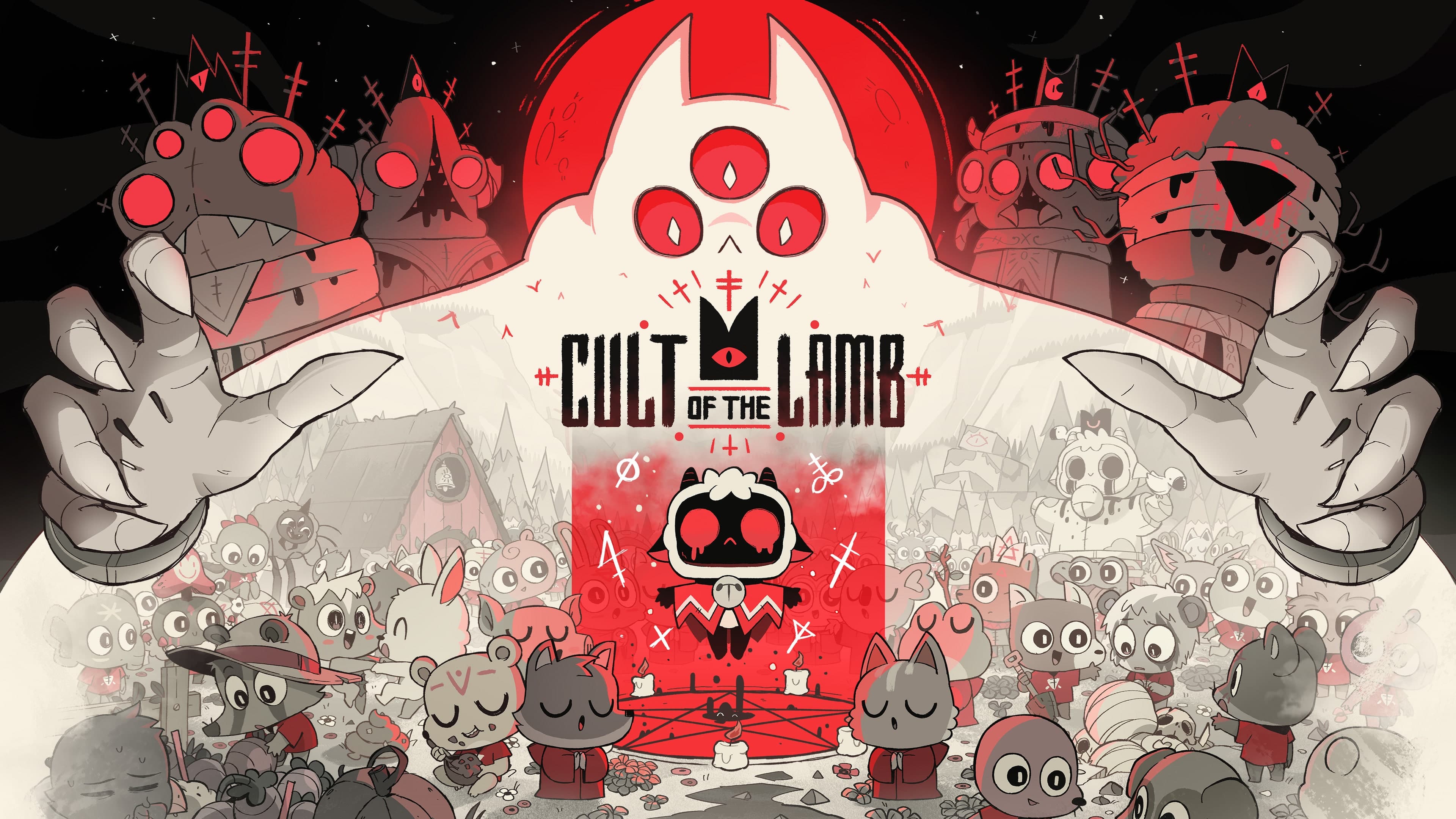 Cult of the Lamb — capa do jogo
