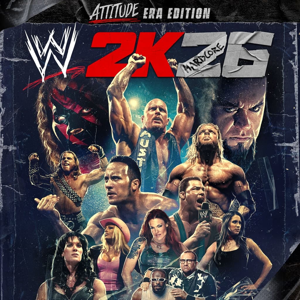 WWE 2K26 - Edição Attitude Era — capa do jogo